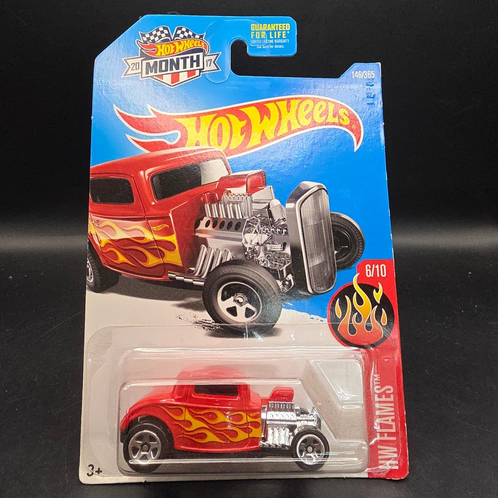 Hot Wheels '32 Ford Red 2016 HW Flames Hot Rod